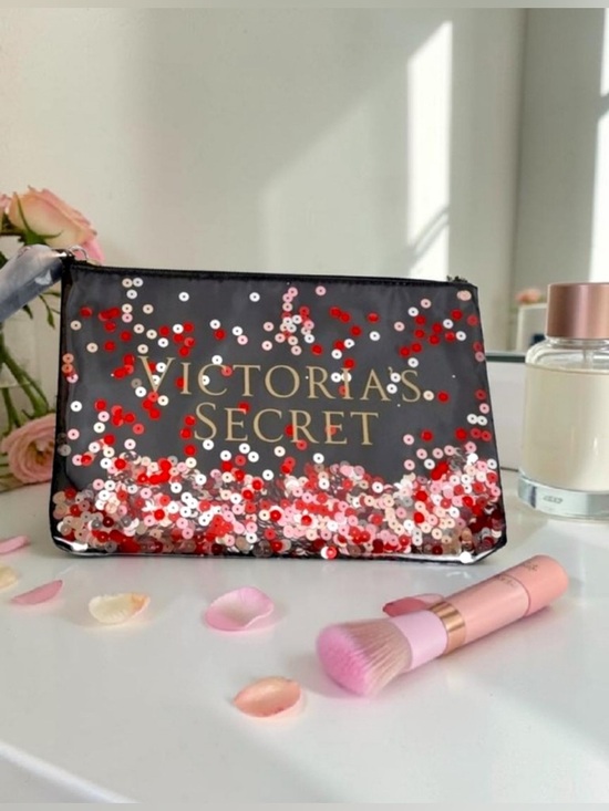 Victoria's Secret Handbags - NEW! Victoria's Secret Confetti Sequin Clutch Wristlet